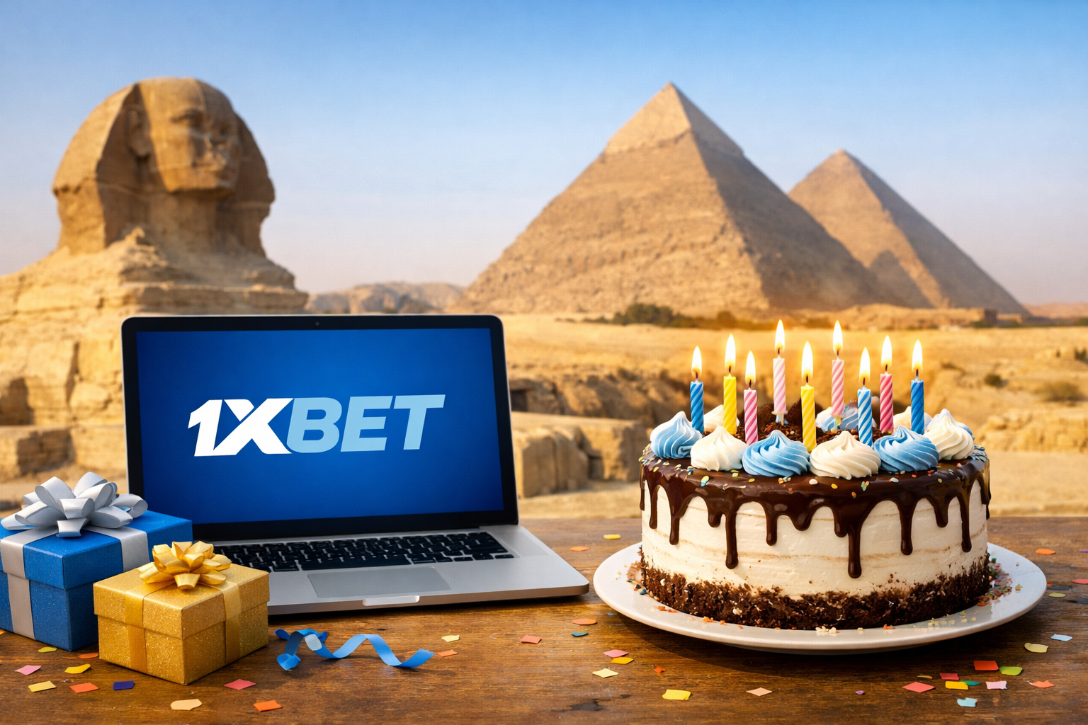 1xbet birthday bonus Egypt